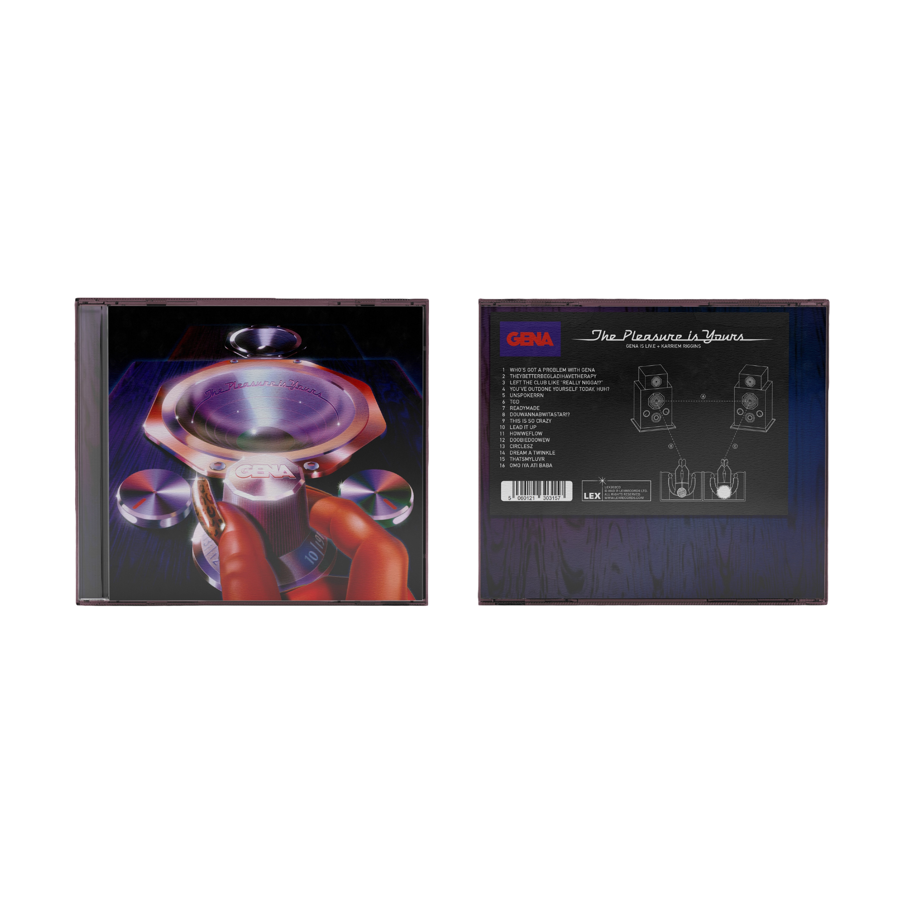 GENA "The Pleasure Is Yours" CD